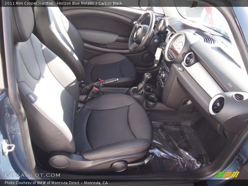 Horizon Blue Metallic / Carbon Black 2011 Mini Cooper Hardtop