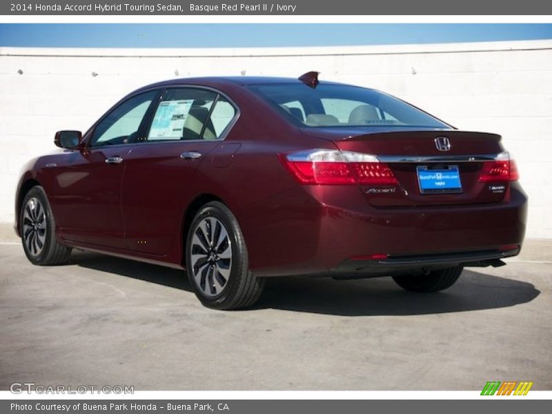 Basque Red Pearl II / Ivory 2014 Honda Accord Hybrid Touring Sedan