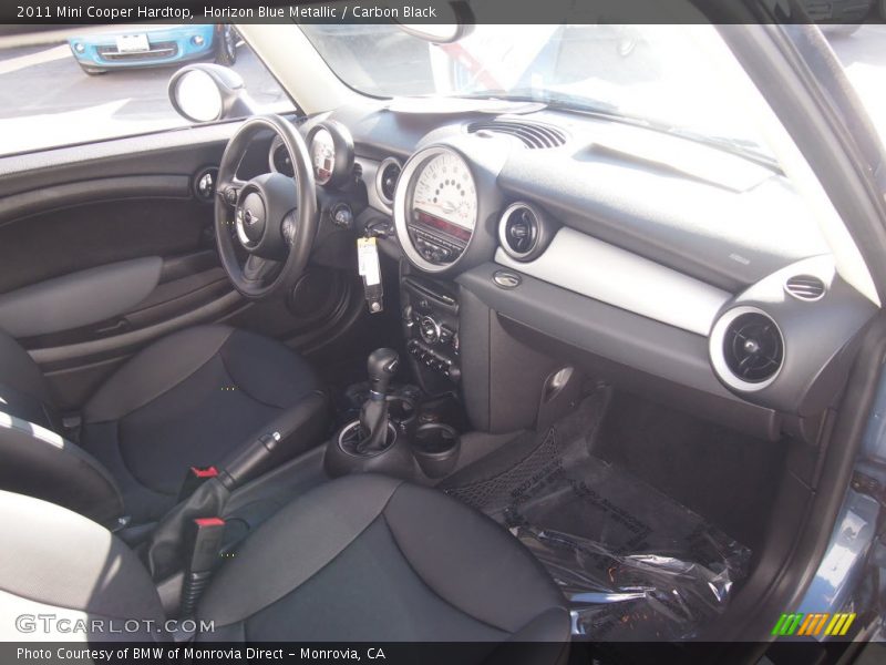 Horizon Blue Metallic / Carbon Black 2011 Mini Cooper Hardtop