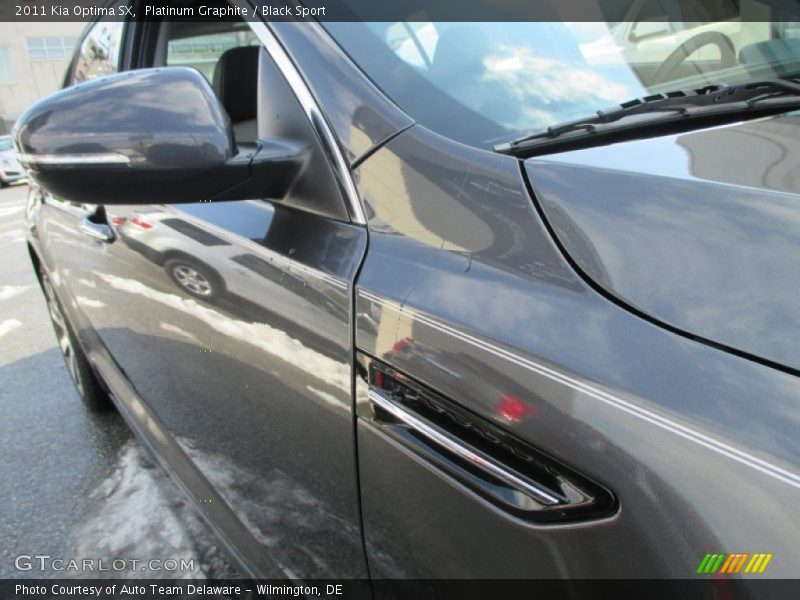 Platinum Graphite / Black Sport 2011 Kia Optima SX