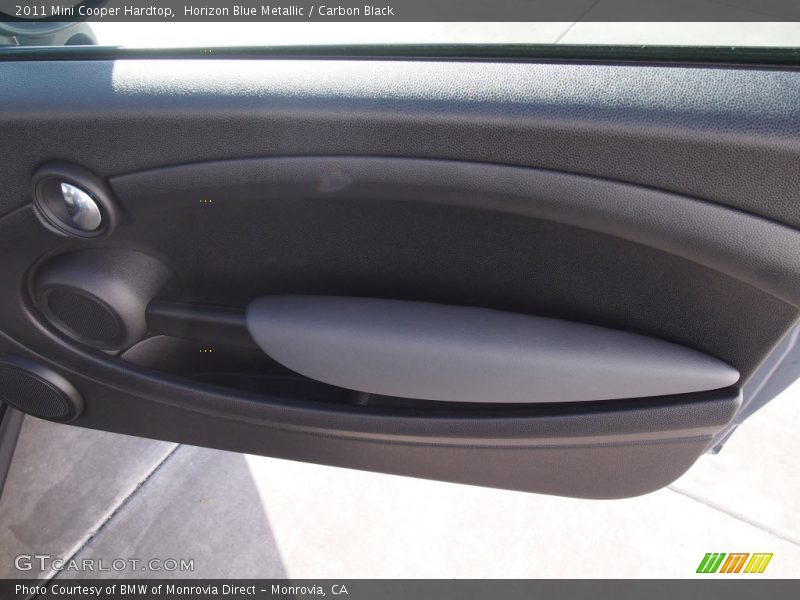 Horizon Blue Metallic / Carbon Black 2011 Mini Cooper Hardtop