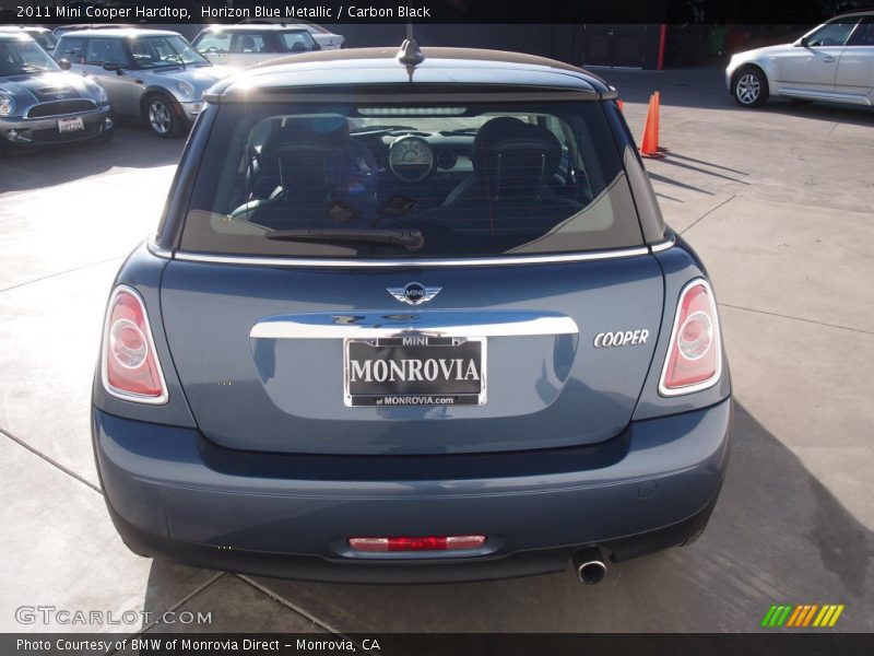 Horizon Blue Metallic / Carbon Black 2011 Mini Cooper Hardtop