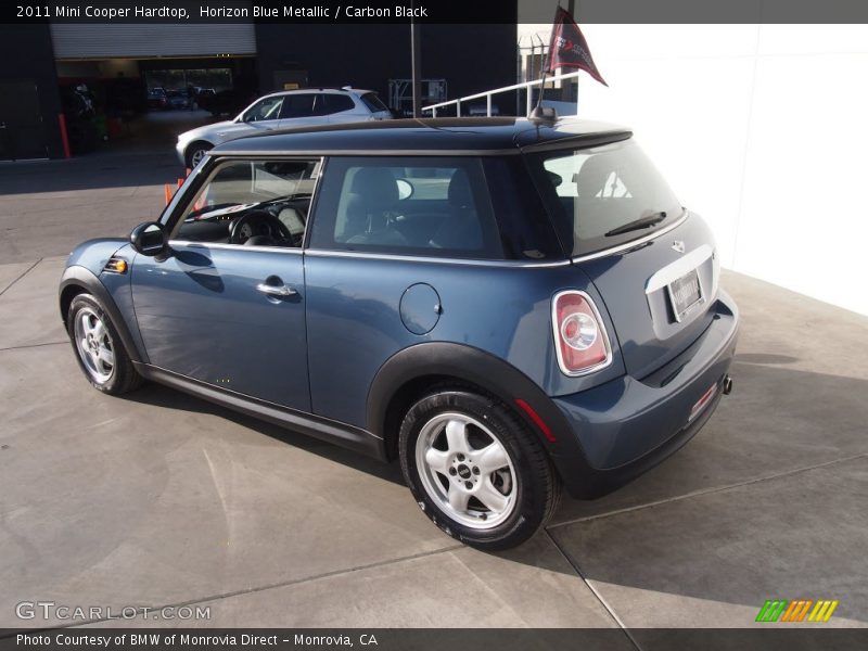 Horizon Blue Metallic / Carbon Black 2011 Mini Cooper Hardtop