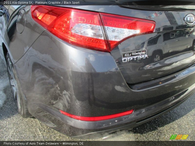 Platinum Graphite / Black Sport 2011 Kia Optima SX