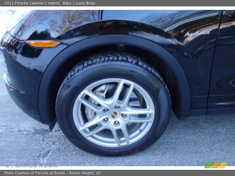 Black / Luxor Beige 2011 Porsche Cayenne S Hybrid