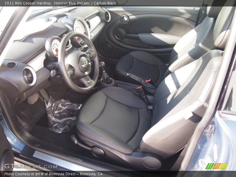 Horizon Blue Metallic / Carbon Black 2011 Mini Cooper Hardtop
