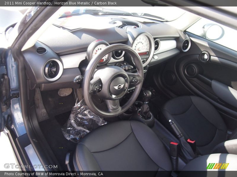 Horizon Blue Metallic / Carbon Black 2011 Mini Cooper Hardtop