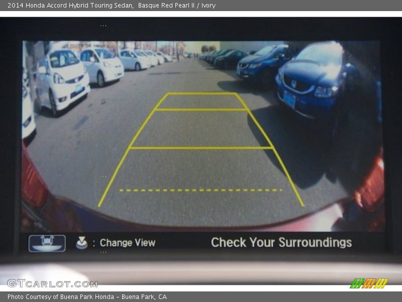 Basque Red Pearl II / Ivory 2014 Honda Accord Hybrid Touring Sedan