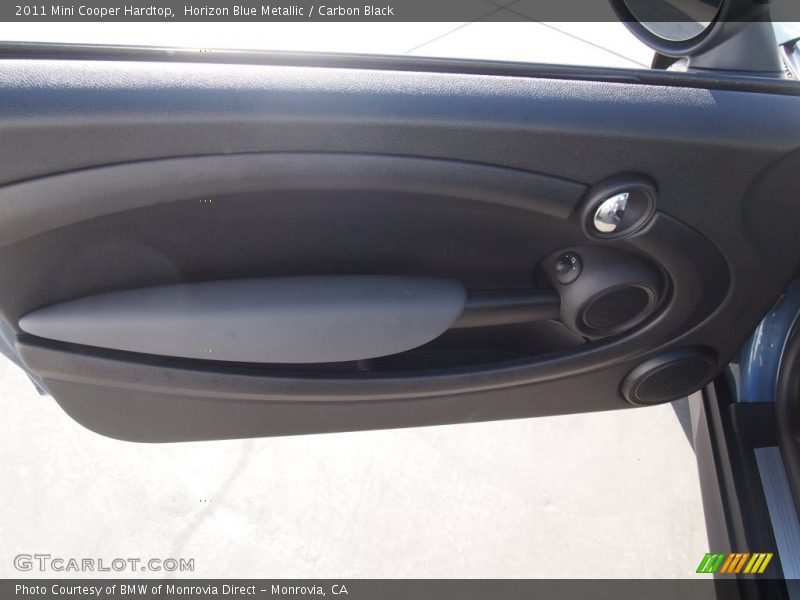 Horizon Blue Metallic / Carbon Black 2011 Mini Cooper Hardtop