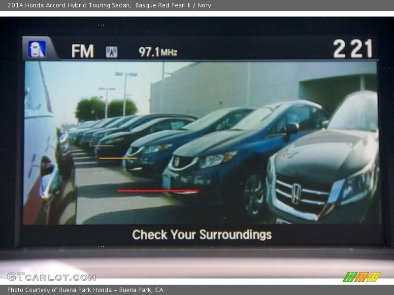 Basque Red Pearl II / Ivory 2014 Honda Accord Hybrid Touring Sedan