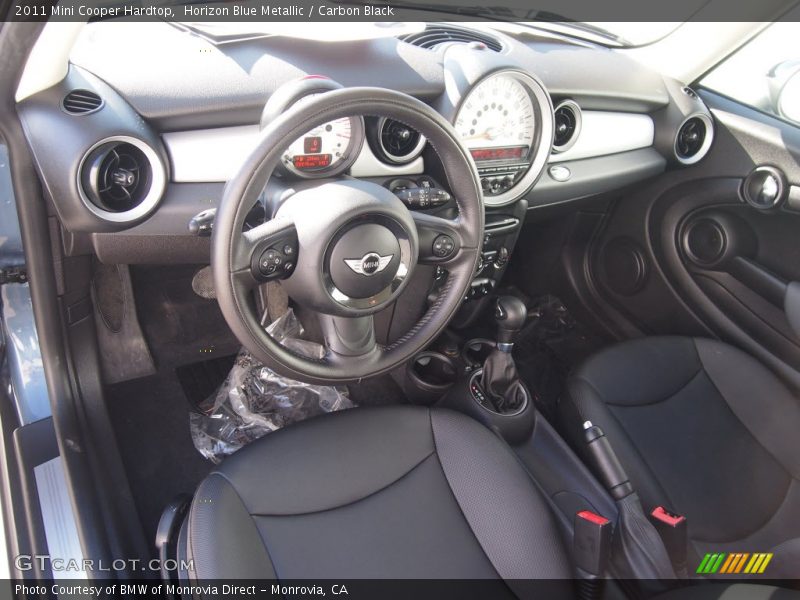 Horizon Blue Metallic / Carbon Black 2011 Mini Cooper Hardtop