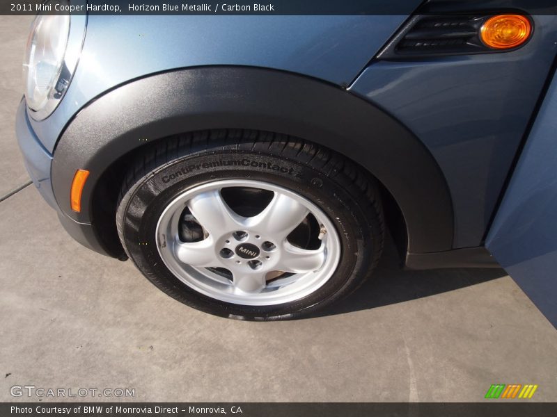 Horizon Blue Metallic / Carbon Black 2011 Mini Cooper Hardtop