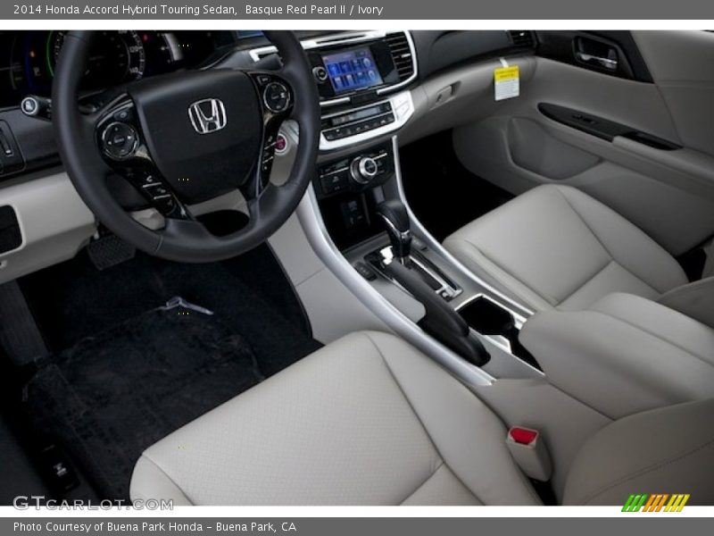 Ivory Interior - 2014 Accord Hybrid Touring Sedan 
