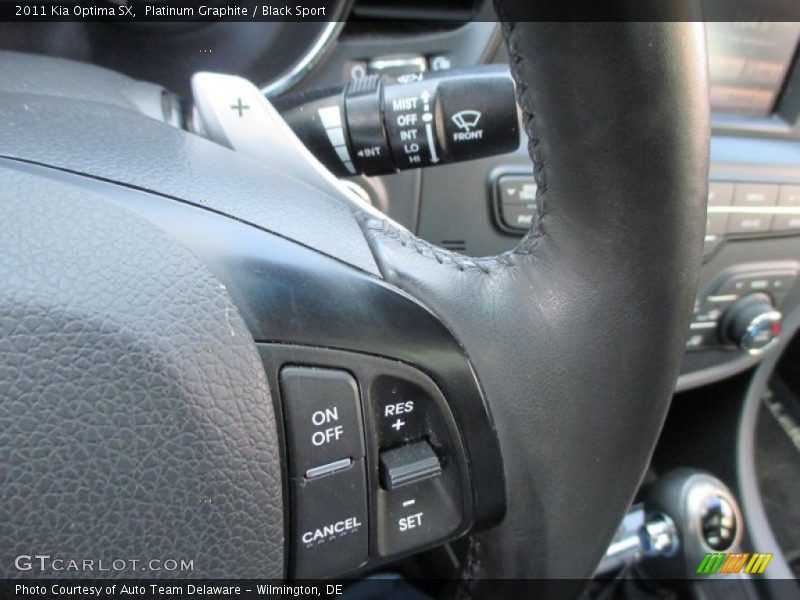 Platinum Graphite / Black Sport 2011 Kia Optima SX