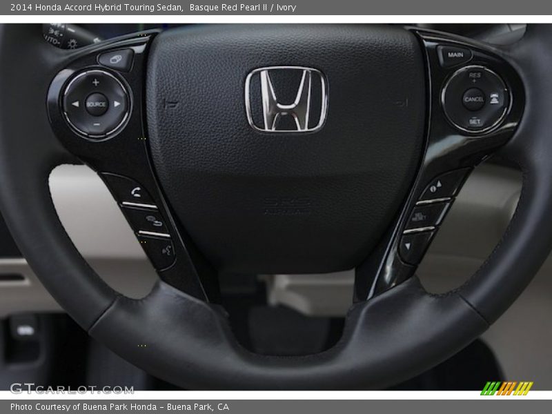 Controls of 2014 Accord Hybrid Touring Sedan