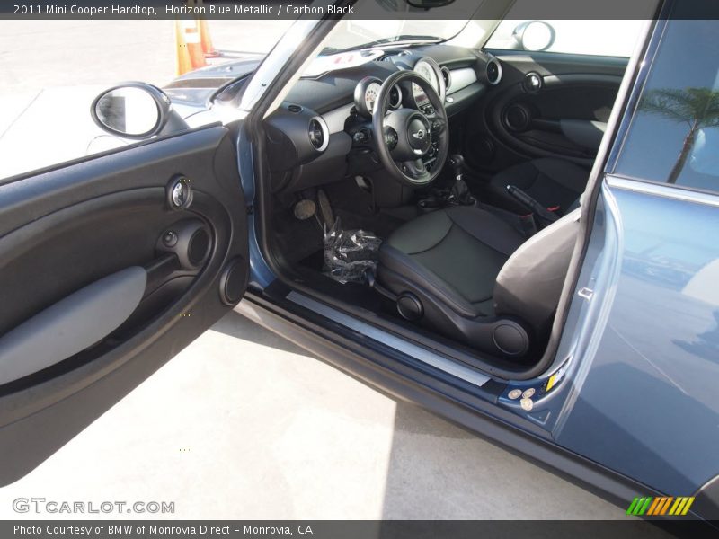Horizon Blue Metallic / Carbon Black 2011 Mini Cooper Hardtop