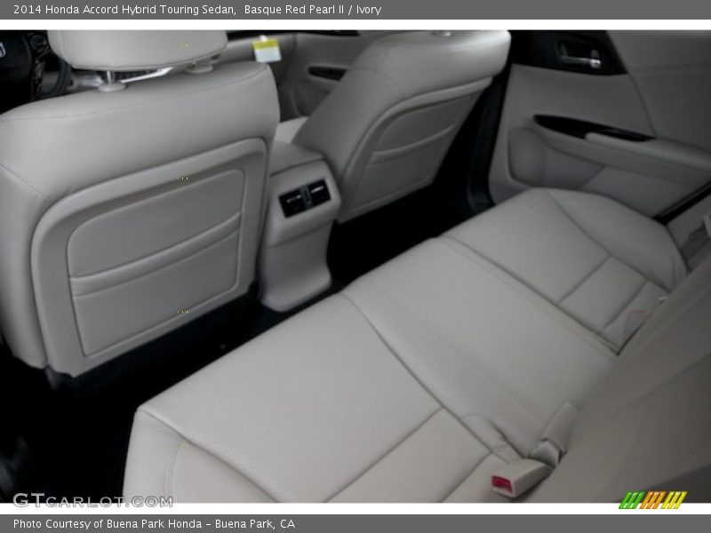 Rear Seat of 2014 Accord Hybrid Touring Sedan