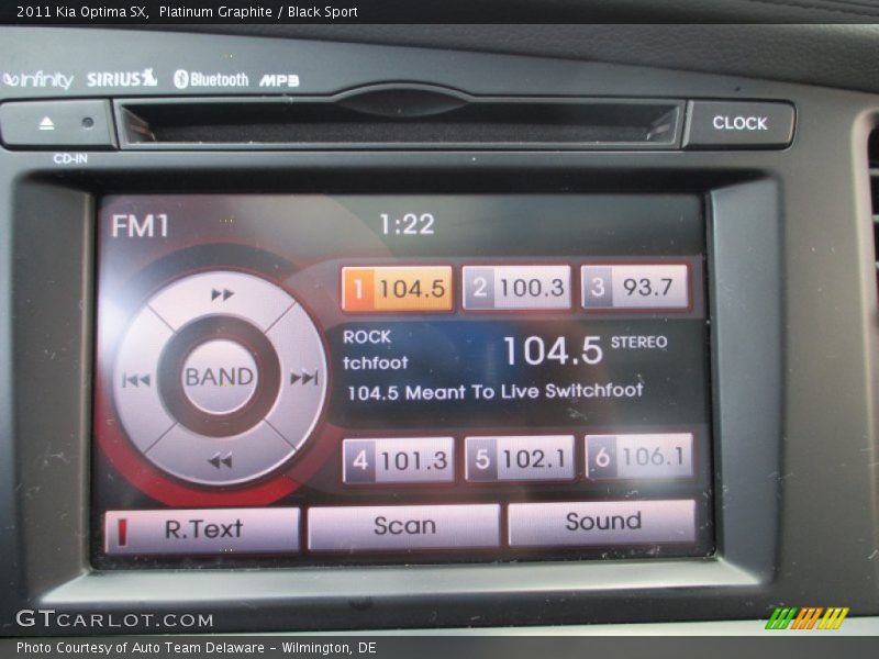 Platinum Graphite / Black Sport 2011 Kia Optima SX