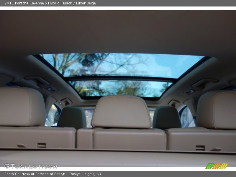 Black / Luxor Beige 2011 Porsche Cayenne S Hybrid