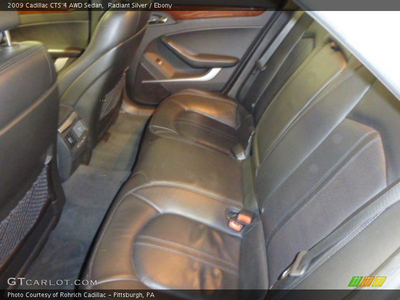 Radiant Silver / Ebony 2009 Cadillac CTS 4 AWD Sedan