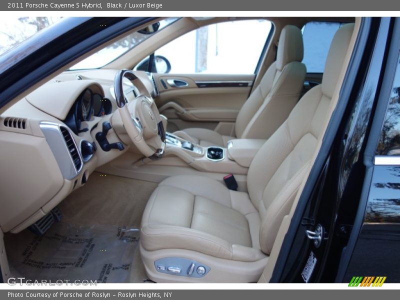Black / Luxor Beige 2011 Porsche Cayenne S Hybrid