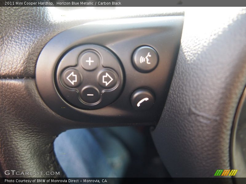 Horizon Blue Metallic / Carbon Black 2011 Mini Cooper Hardtop