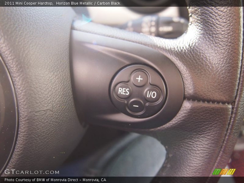 Horizon Blue Metallic / Carbon Black 2011 Mini Cooper Hardtop