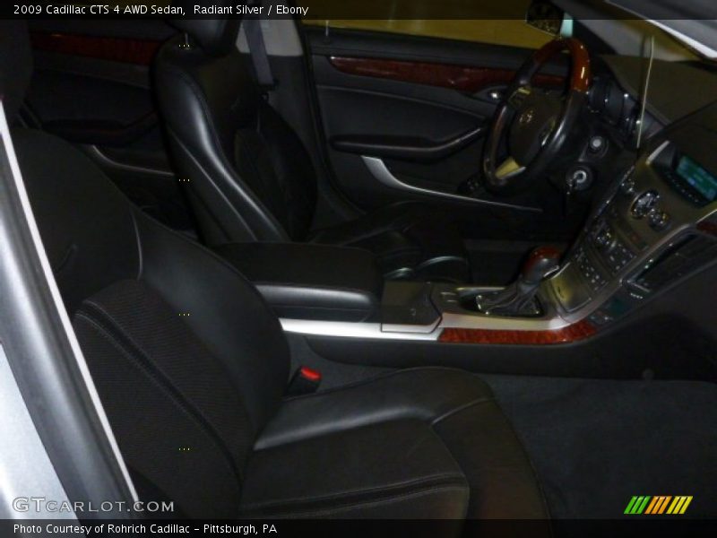 Radiant Silver / Ebony 2009 Cadillac CTS 4 AWD Sedan