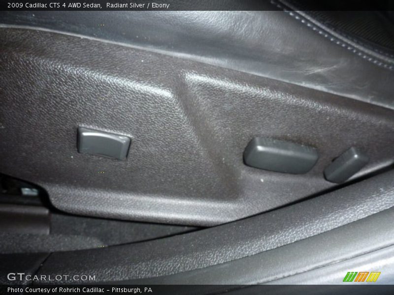 Radiant Silver / Ebony 2009 Cadillac CTS 4 AWD Sedan