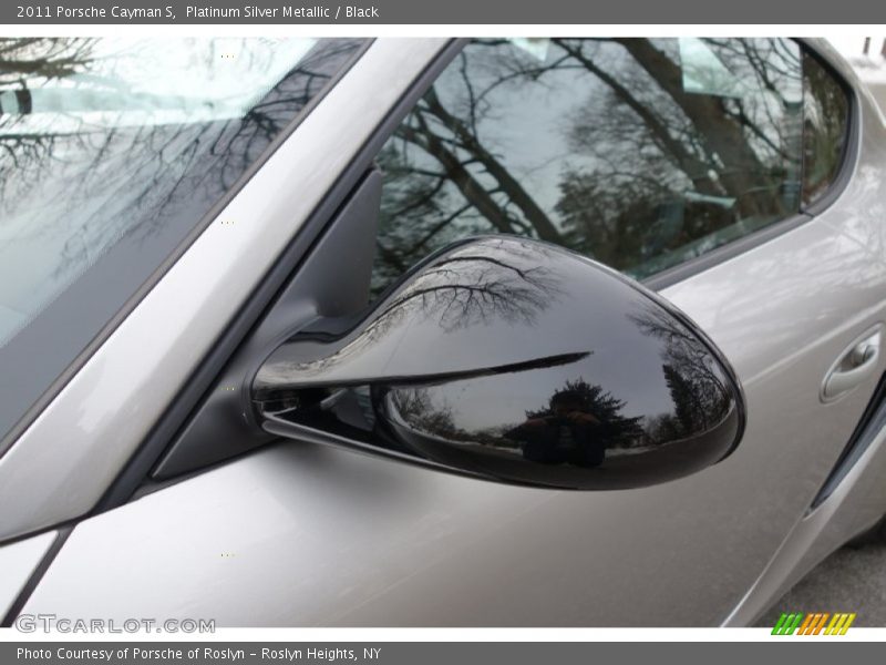 Platinum Silver Metallic / Black 2011 Porsche Cayman S