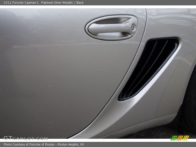 Platinum Silver Metallic / Black 2011 Porsche Cayman S