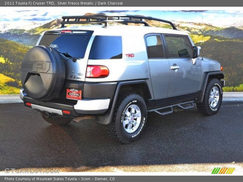 Silver Fresco Metallic / Dark Charcoal 2011 Toyota FJ Cruiser TRD