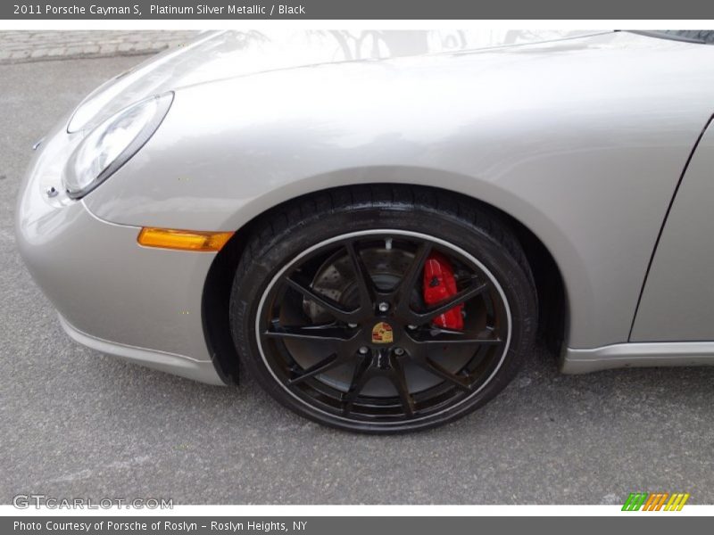 Platinum Silver Metallic / Black 2011 Porsche Cayman S