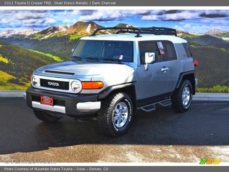 Silver Fresco Metallic / Dark Charcoal 2011 Toyota FJ Cruiser TRD