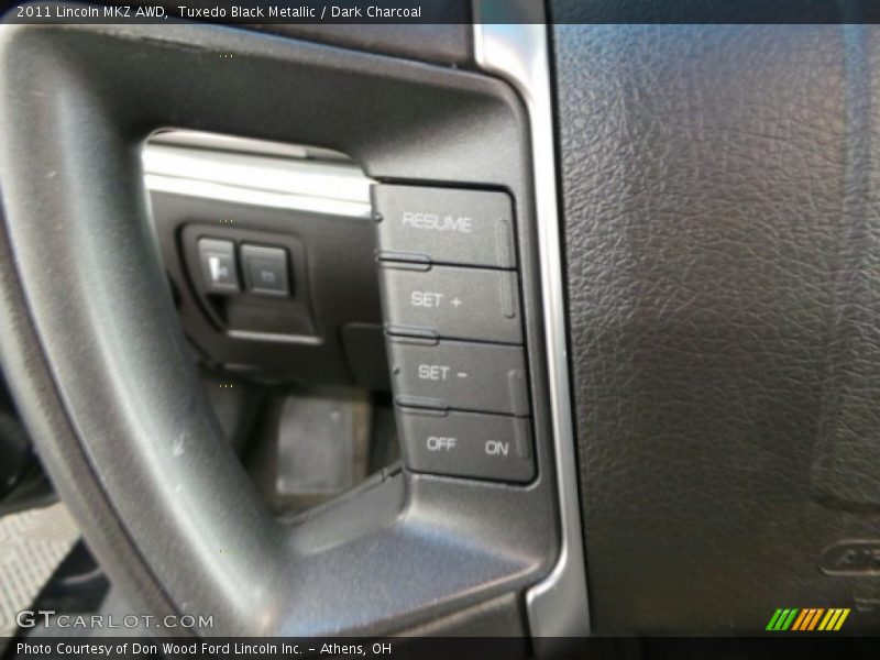 Tuxedo Black Metallic / Dark Charcoal 2011 Lincoln MKZ AWD