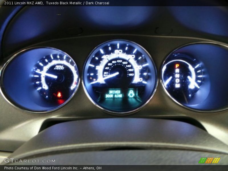 Tuxedo Black Metallic / Dark Charcoal 2011 Lincoln MKZ AWD