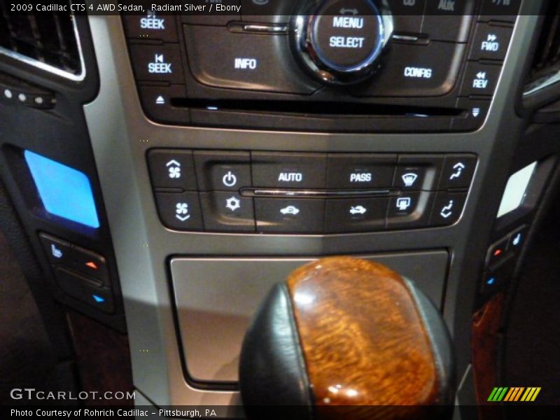 Radiant Silver / Ebony 2009 Cadillac CTS 4 AWD Sedan