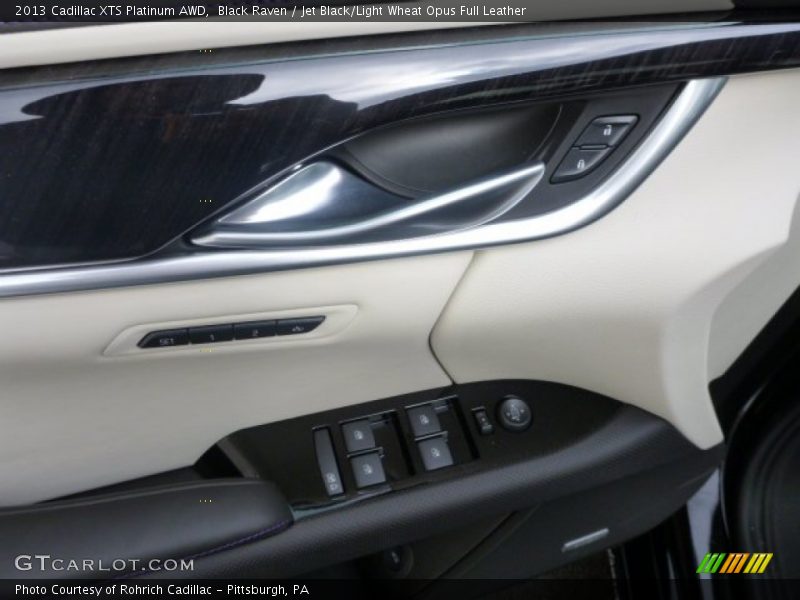 Black Raven / Jet Black/Light Wheat Opus Full Leather 2013 Cadillac XTS Platinum AWD