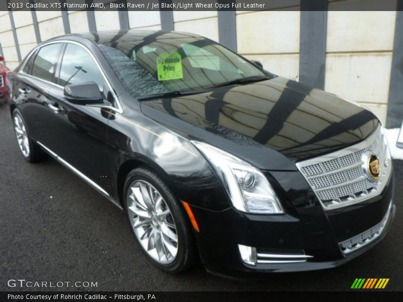 Black Raven / Jet Black/Light Wheat Opus Full Leather 2013 Cadillac XTS Platinum AWD