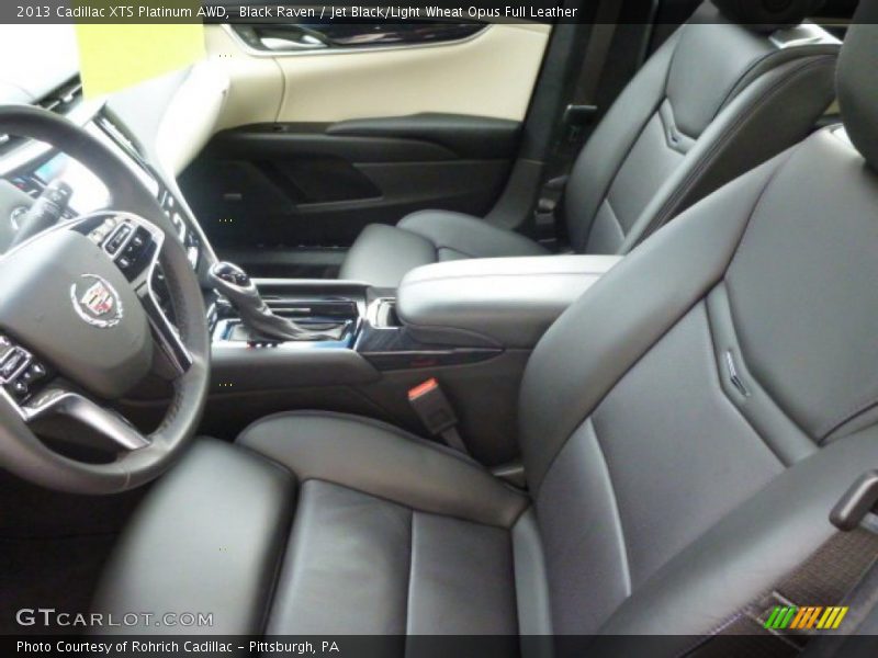 Black Raven / Jet Black/Light Wheat Opus Full Leather 2013 Cadillac XTS Platinum AWD
