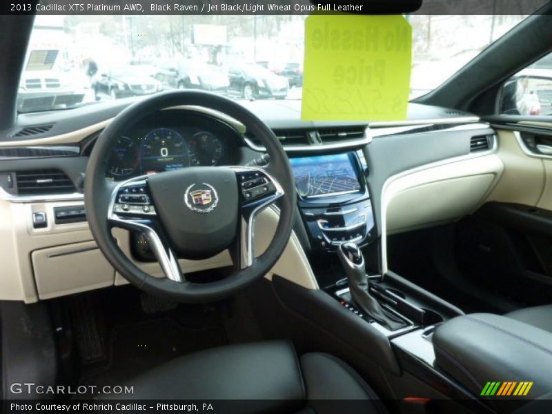 Black Raven / Jet Black/Light Wheat Opus Full Leather 2013 Cadillac XTS Platinum AWD