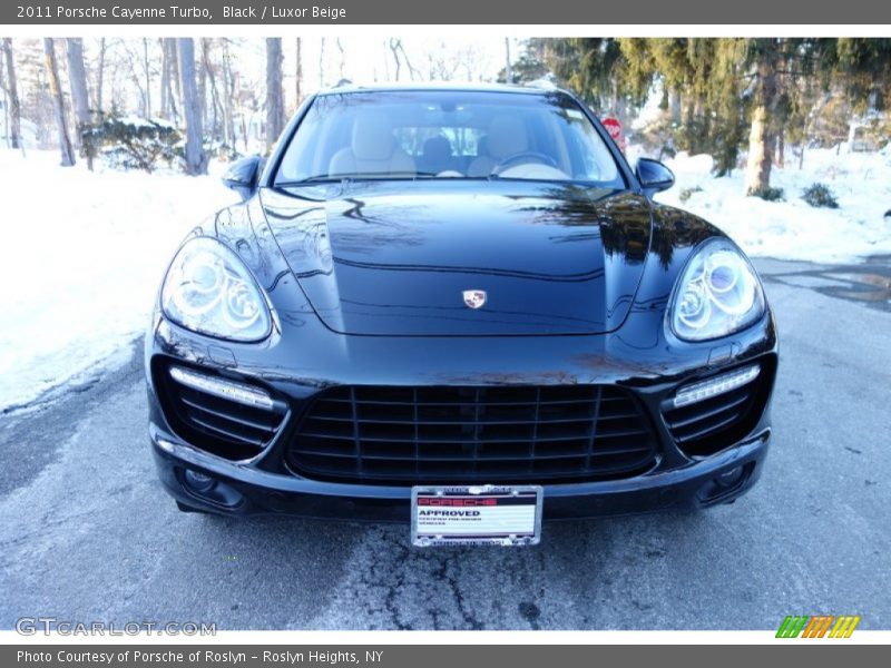 Black / Luxor Beige 2011 Porsche Cayenne Turbo