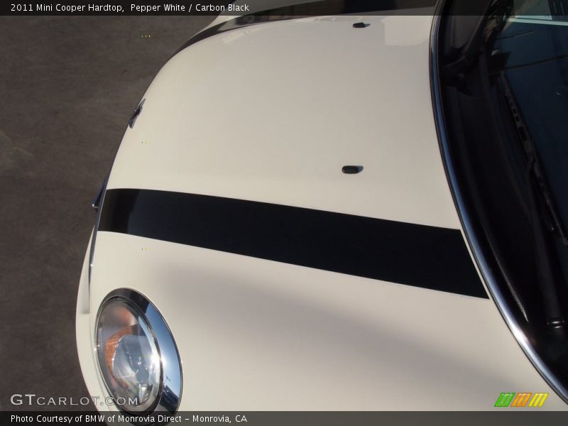Pepper White / Carbon Black 2011 Mini Cooper Hardtop