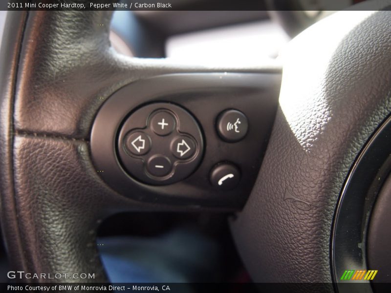 Pepper White / Carbon Black 2011 Mini Cooper Hardtop