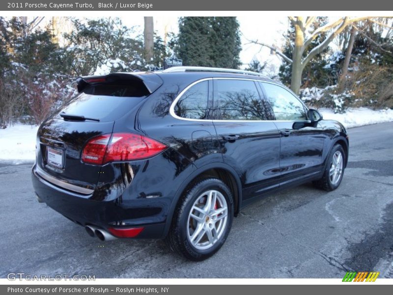 Black / Luxor Beige 2011 Porsche Cayenne Turbo