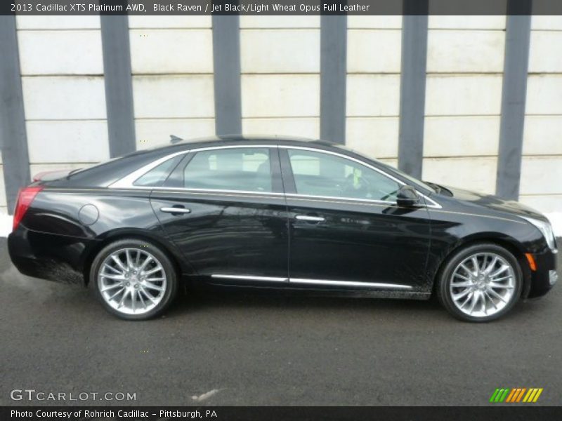 Black Raven / Jet Black/Light Wheat Opus Full Leather 2013 Cadillac XTS Platinum AWD