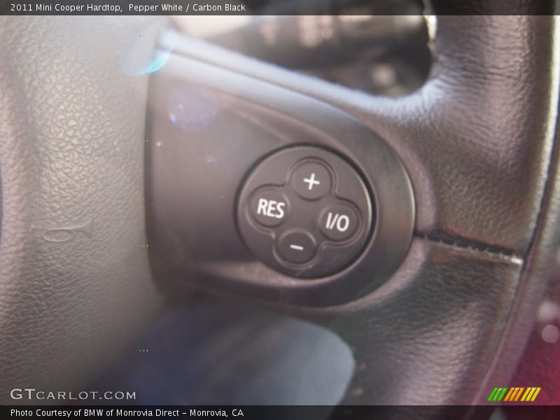Pepper White / Carbon Black 2011 Mini Cooper Hardtop