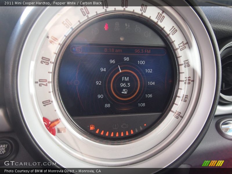 Pepper White / Carbon Black 2011 Mini Cooper Hardtop