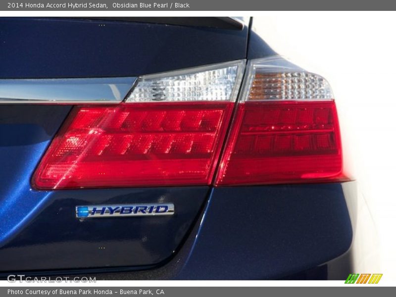 Obsidian Blue Pearl / Black 2014 Honda Accord Hybrid Sedan