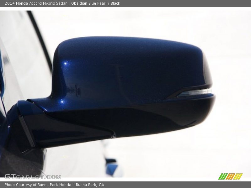 Obsidian Blue Pearl / Black 2014 Honda Accord Hybrid Sedan